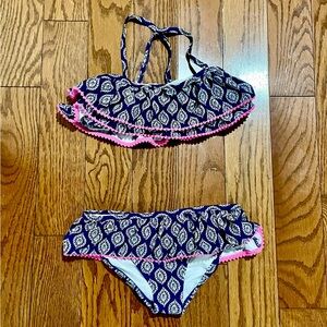 size 6 Janie & Jack ruffle bikini